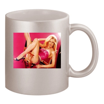 Heather Graham 11oz Metallic Silver Mug