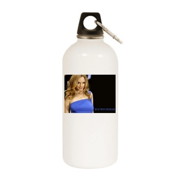 Heather Graham White Water Bottle With Carabiner