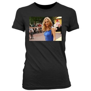 Heather Graham Women's Junior Cut Crewneck T-Shirt