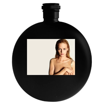 Heather Graham Round Flask