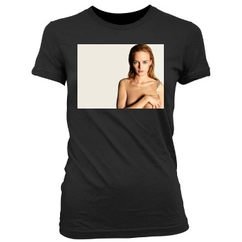 Heather Graham Women's Junior Cut Crewneck T-Shirt