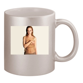 Heather Graham 11oz Metallic Silver Mug