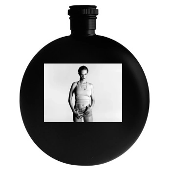 Heather Graham Round Flask