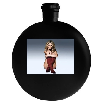 Heidi Klum Round Flask