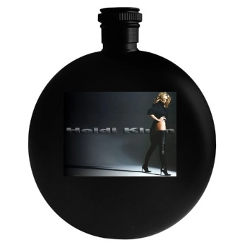 Heidi Klum Round Flask