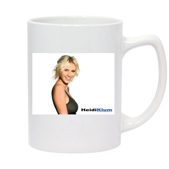 Heidi Klum 14oz White Statesman Mug