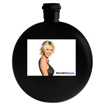 Heidi Klum Round Flask