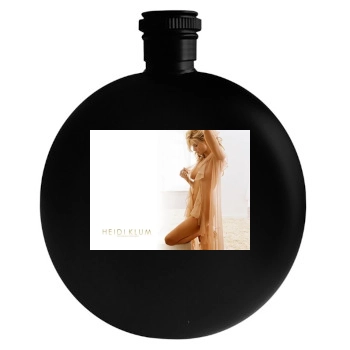 Heidi Klum Round Flask