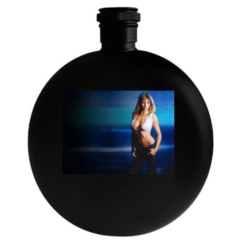 Heidi Klum Round Flask