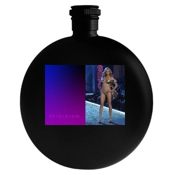 Heidi Klum Round Flask