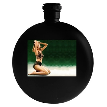 Heidi Klum Round Flask