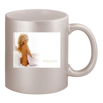 Heidi Klum 11oz Metallic Silver Mug