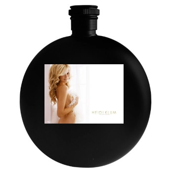 Heidi Klum Round Flask