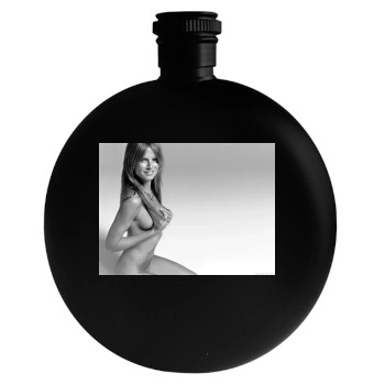 Heidi Klum Round Flask