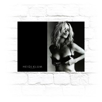 Heidi Klum Metal Wall Art