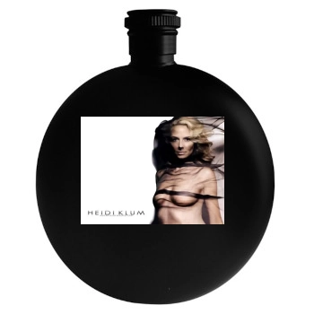 Heidi Klum Round Flask