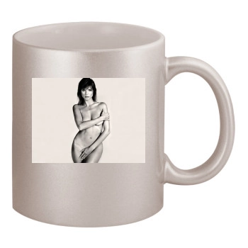 Heidi Klum 11oz Metallic Silver Mug