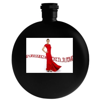 Heidi Klum Round Flask