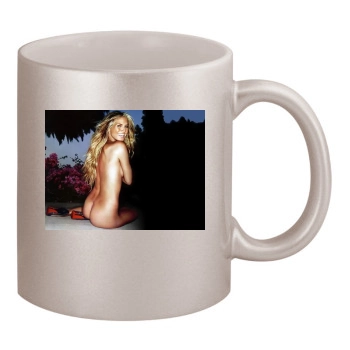 Heidi Klum 11oz Metallic Silver Mug