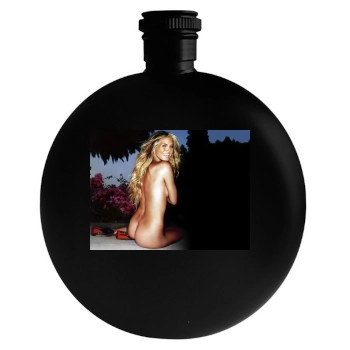 Heidi Klum Round Flask