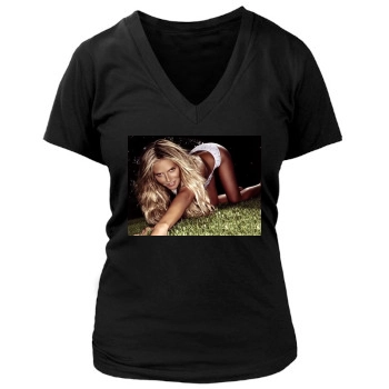 Heidi Klum Women's Deep V-Neck TShirt