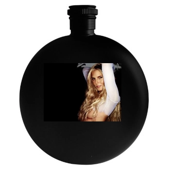 Heidi Klum Round Flask