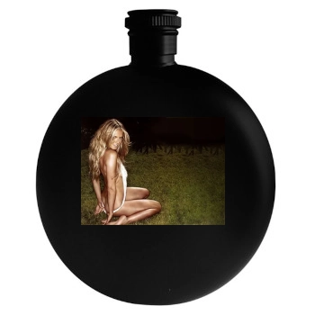 Heidi Klum Round Flask