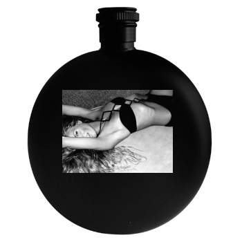 Heidi Klum Round Flask