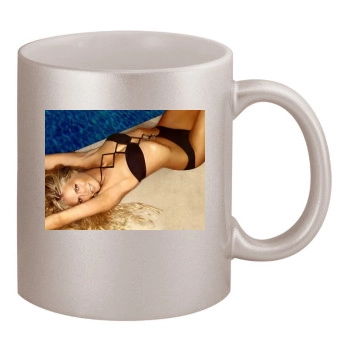 Heidi Klum 11oz Metallic Silver Mug