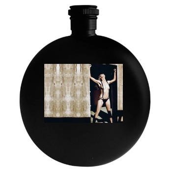 Heidi Klum Round Flask