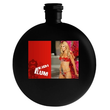 Heidi Klum Round Flask