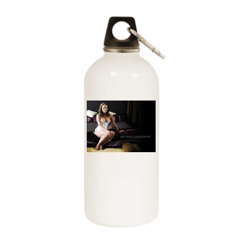 Helen Flanagan White Water Bottle With Carabiner