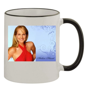 Helen Hunt 11oz Colored Rim & Handle Mug