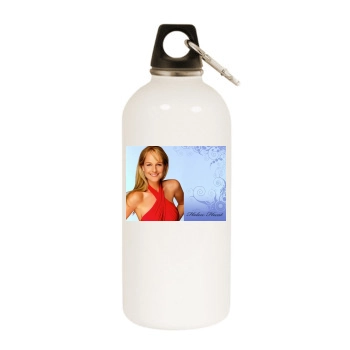 Helen Hunt White Water Bottle With Carabiner