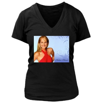 Helen Hunt Women's Deep V-Neck TShirt