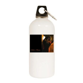 Helen Mirren White Water Bottle With Carabiner