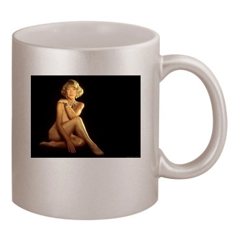 Helen Mirren 11oz Metallic Silver Mug