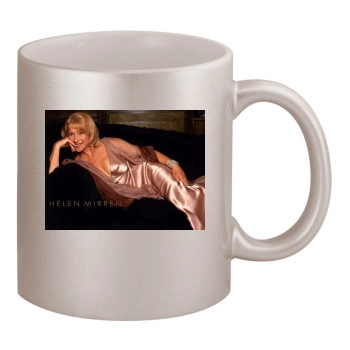 Helen Mirren 11oz Metallic Silver Mug