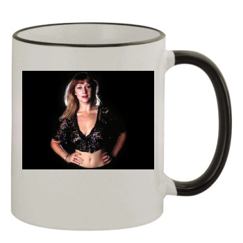 Helen Mirren 11oz Colored Rim & Handle Mug