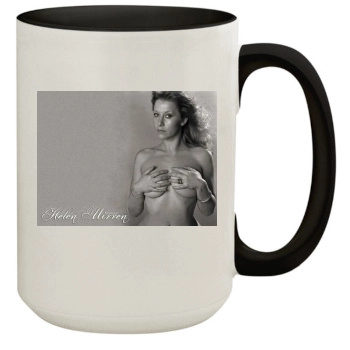 Helen Mirren 15oz Colored Inner & Handle Mug