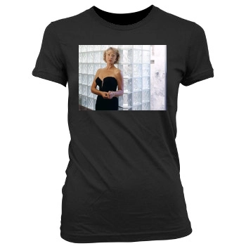 Helen Mirren Women's Junior Cut Crewneck T-Shirt