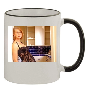 Helen Mirren 11oz Colored Rim & Handle Mug