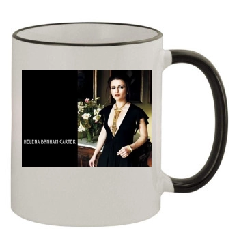 Helena Bonham Carter 11oz Colored Rim & Handle Mug