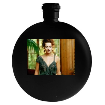 Helena Bonham Carter Round Flask