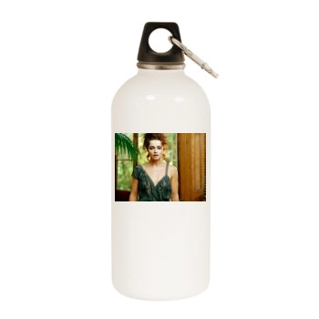 Helena Bonham Carter White Water Bottle With Carabiner