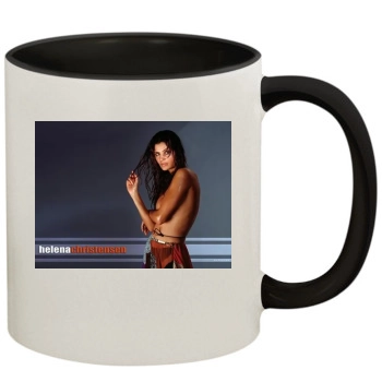 Helena Christensen 11oz Colored Inner & Handle Mug