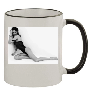 Helena Christensen 11oz Colored Rim & Handle Mug