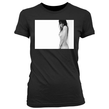 Helena Christensen Women's Junior Cut Crewneck T-Shirt