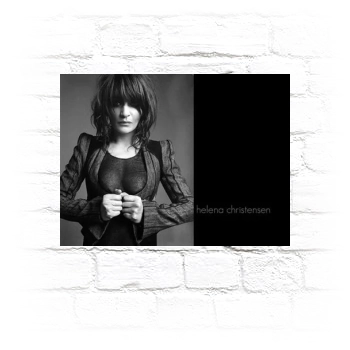 Helena Christensen Metal Wall Art