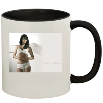 Helena Christensen 11oz Colored Inner & Handle Mug